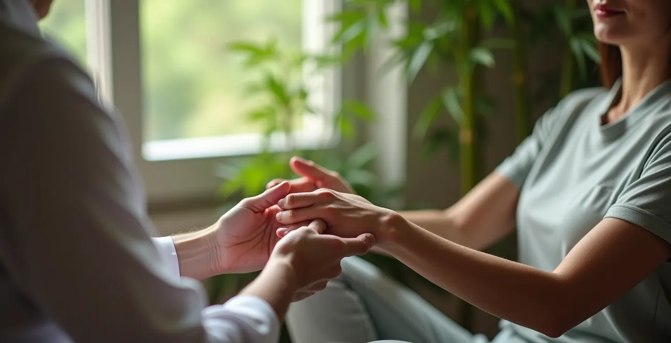 Consultation de médecine chinoise préventive avec prise de pouls traditionnelle