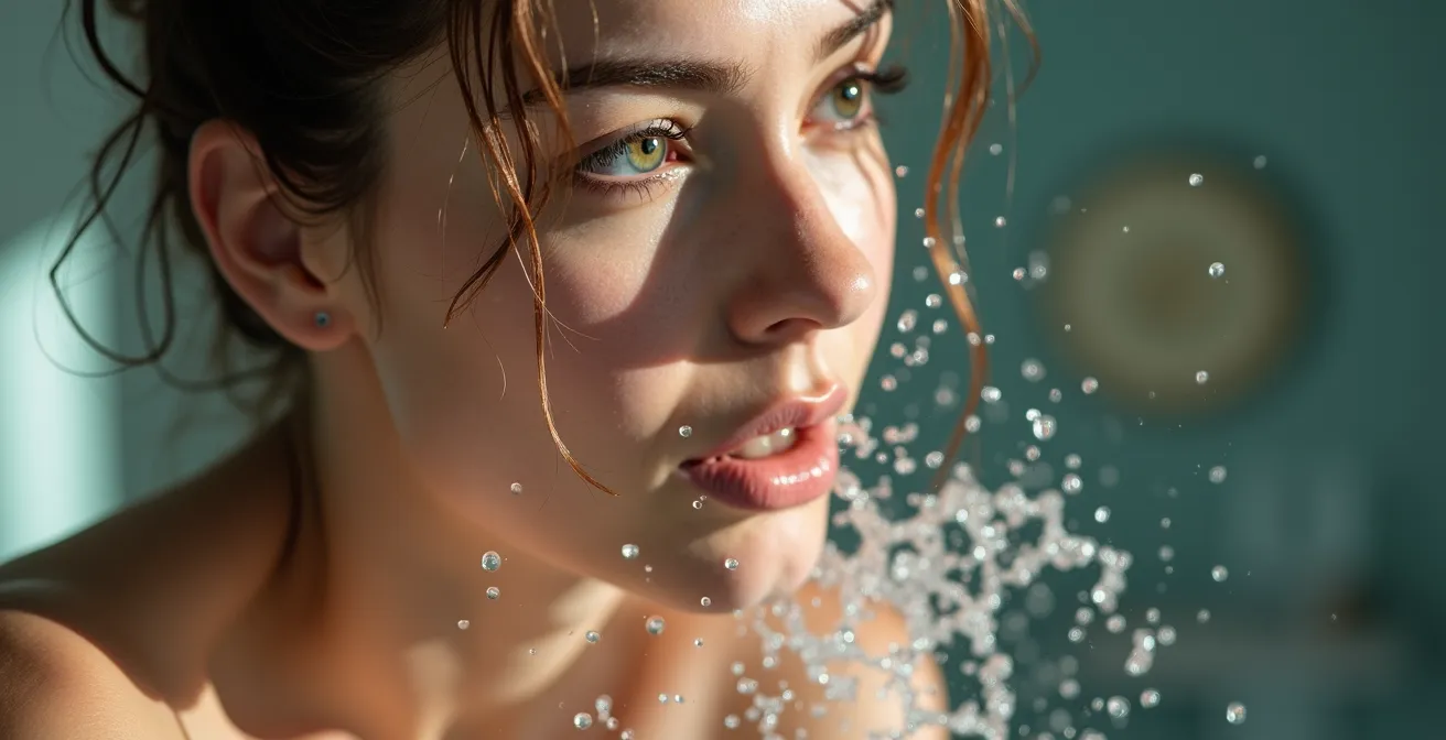 Métaphore visuelle du rebond après un échec dans sa routine quotidienne